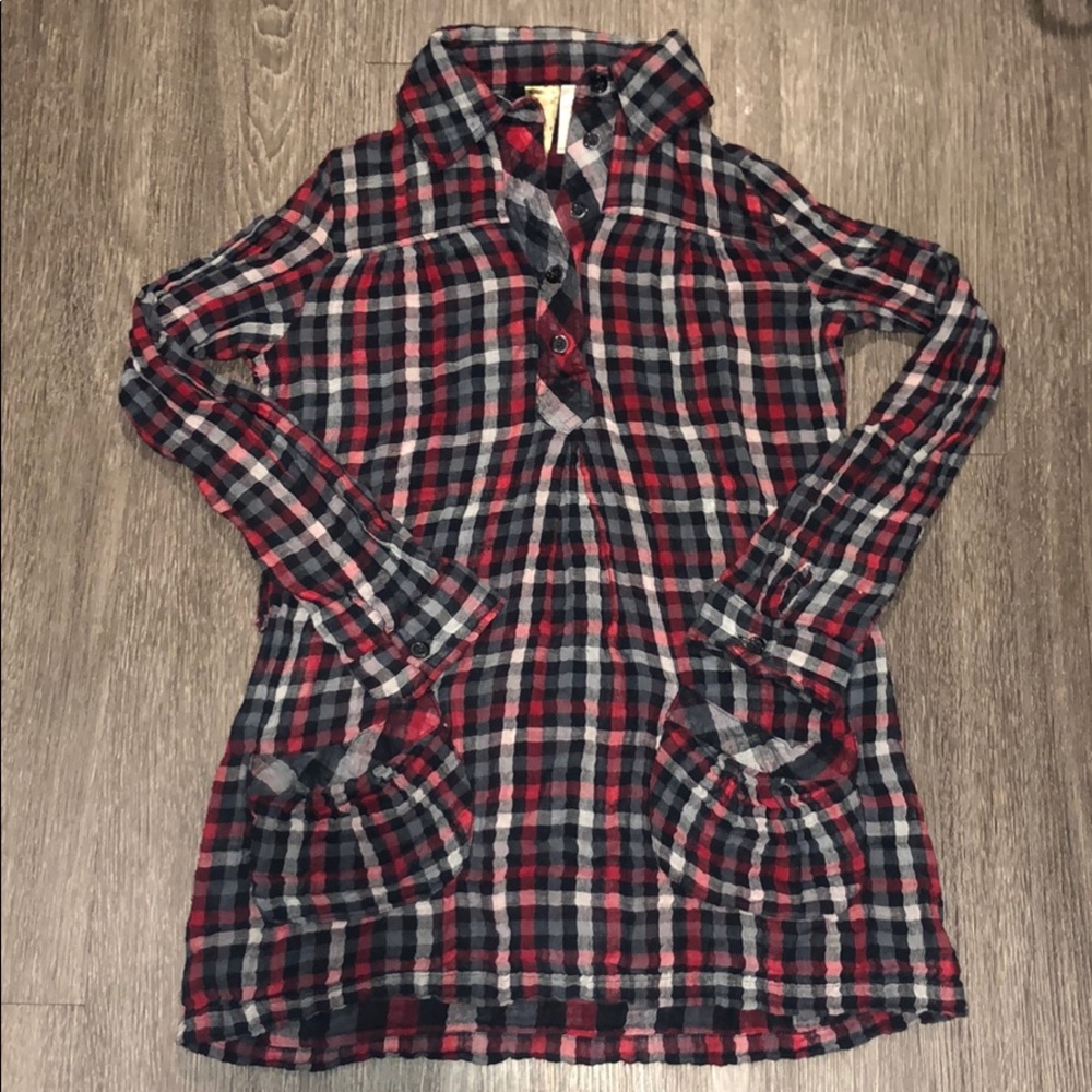 Plaid Tunic